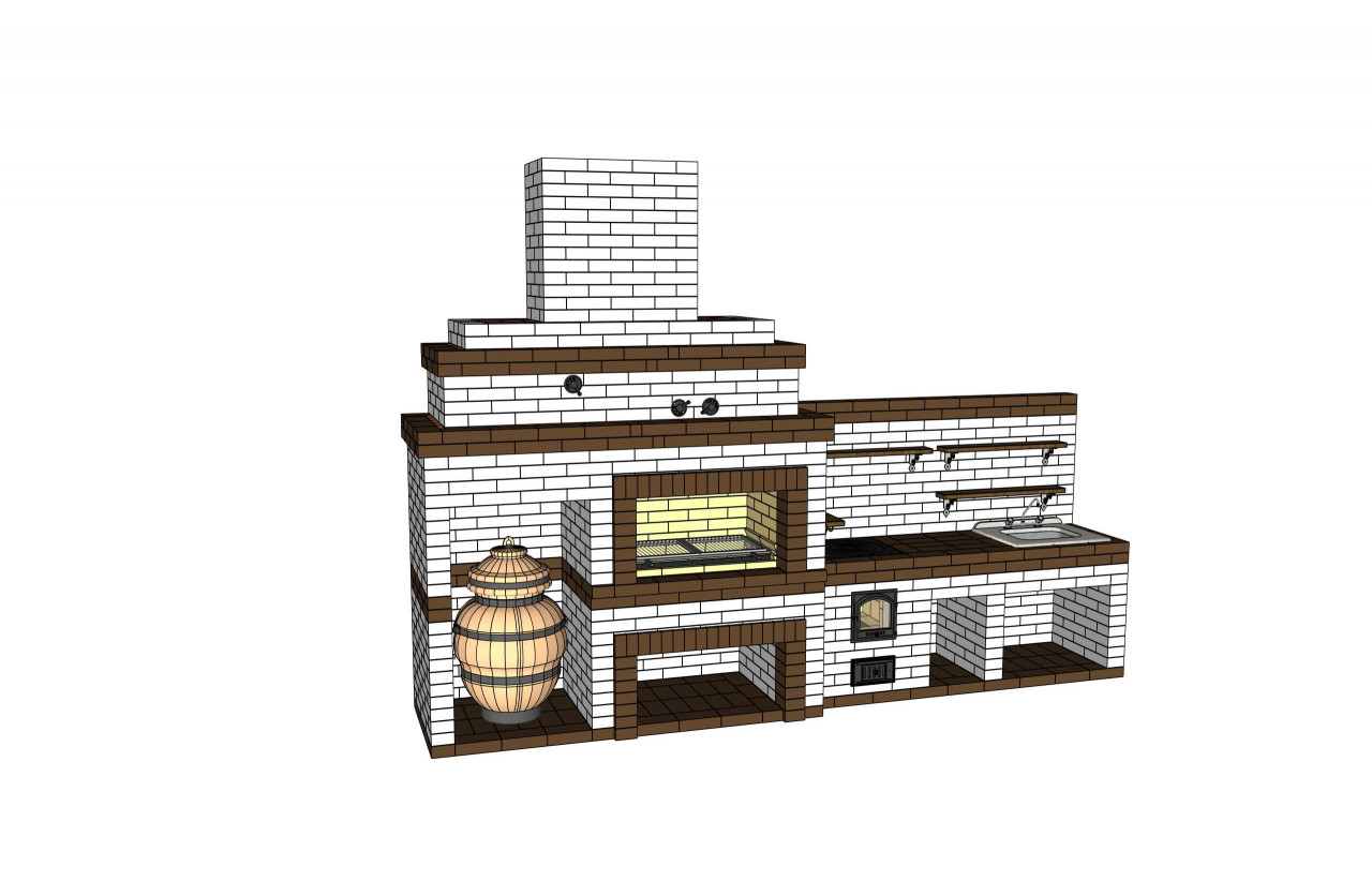 Комплекс барбекю 758