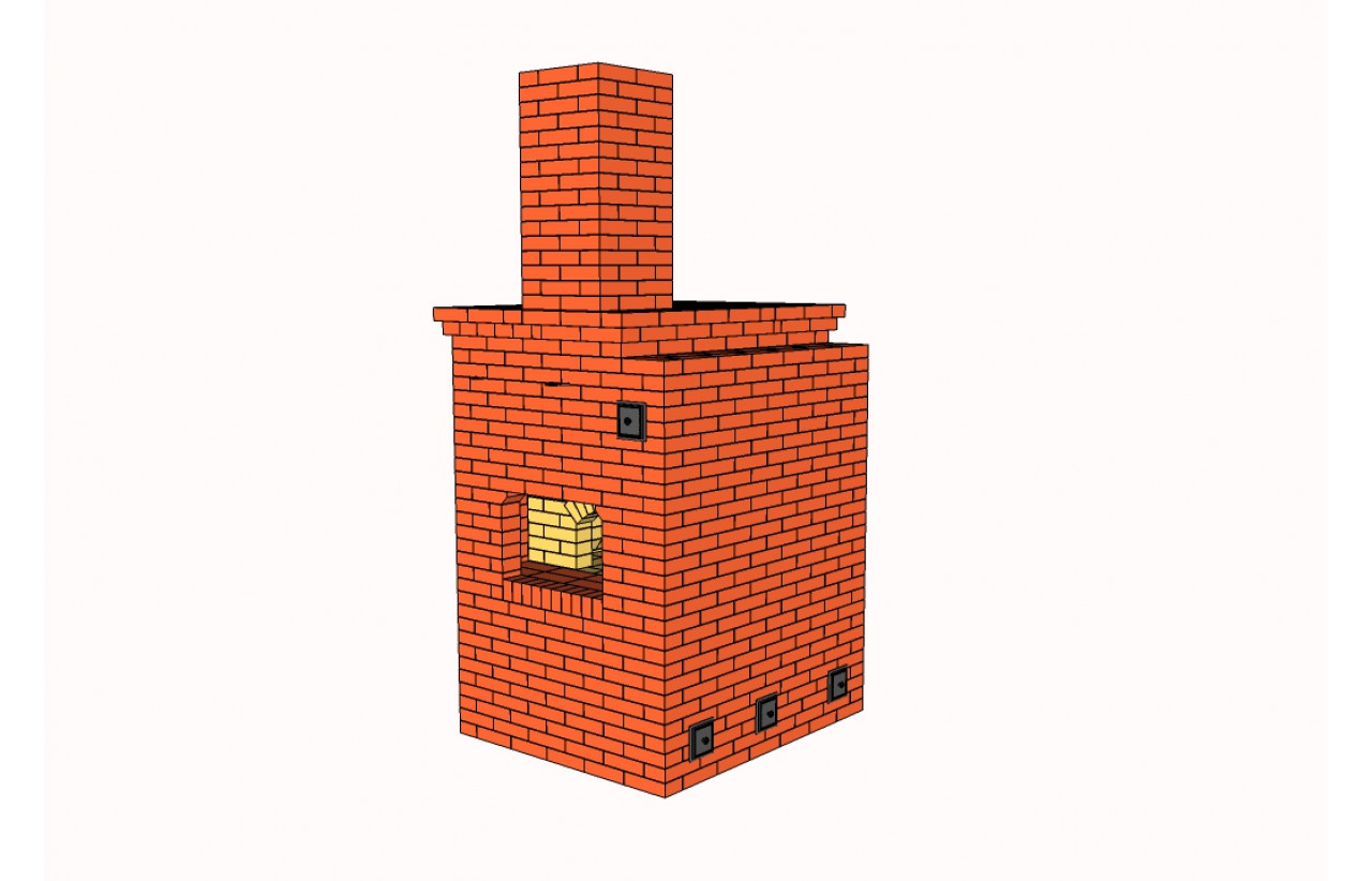 Русская печь 14